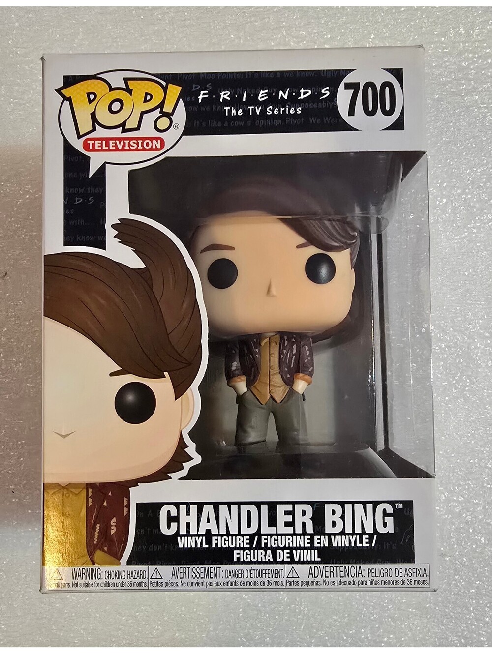 Funko Pop Chandler Bing #700 Friends TV Series Collectible Figure Vaulted NIB